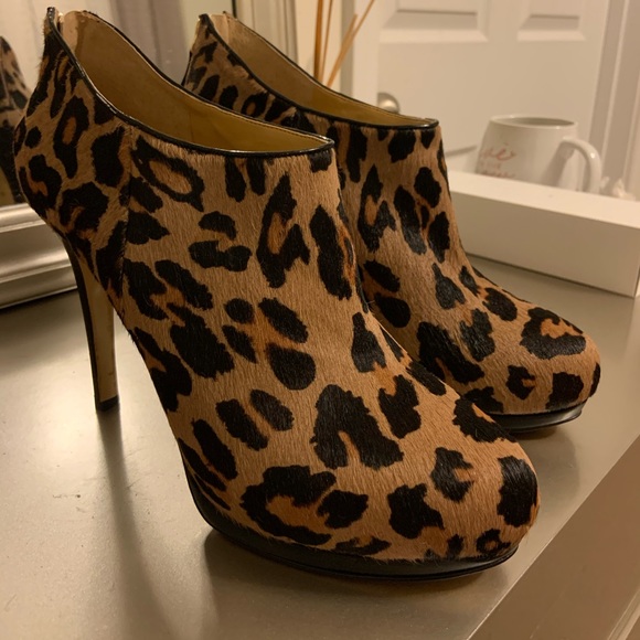 Nine West Leather cow fur booties - Picture 3 of 7